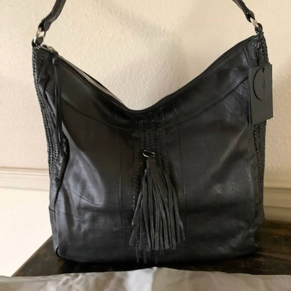 Day and Mood Bags Day Mood Faith Black Leather Hobo Bag Poshmark
